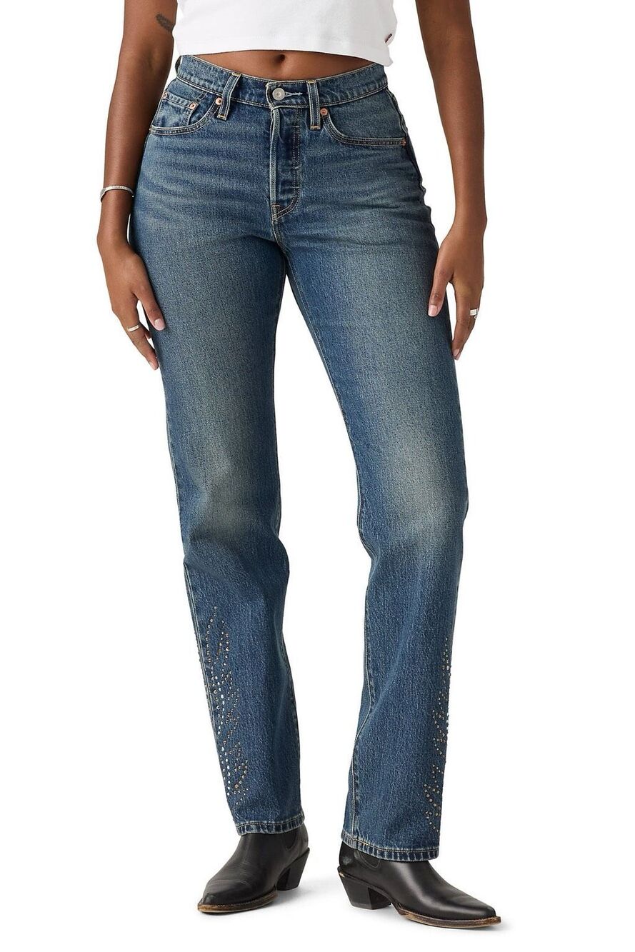 Levi's 501 Curve High-Rise Bling Jeans Solargenic 25x30